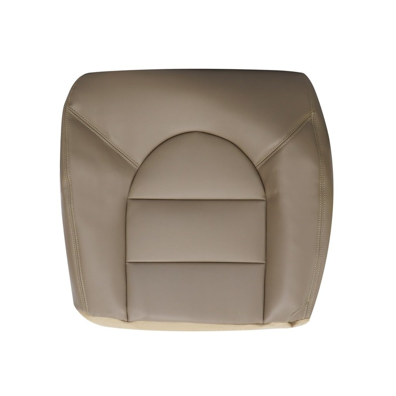 FZJDSD Tan Driver Side Bottom Replacement Microfiber Leather Seat Cover