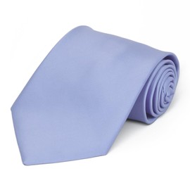 tiemart Premium Solid Color Necktie (Periwinkle)