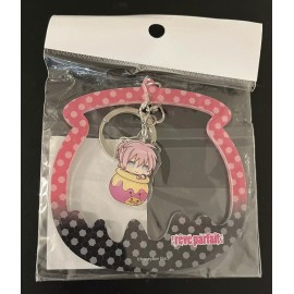 Honeybee Black Dynamic Chord Acrylic Keychain Honeypot Swinging Ackee Bishop
