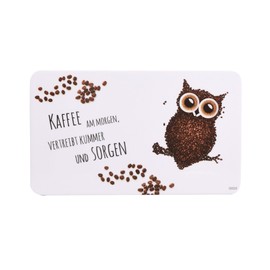 Kesper 32369 Decorative Breakfast Board Coffee Owl Charming Gift Idea