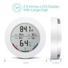 ORIA Digital Hygrometer Thermometer, Temperature and Humidity Monitor with Large