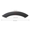 Wheel Mudguard Arch Cover Scratch Resistant Sporty Front Hood Wheel