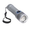 LED Flashlight Telescopic Zoom Protective Function Aluminum Alloy Barrel 2000LM