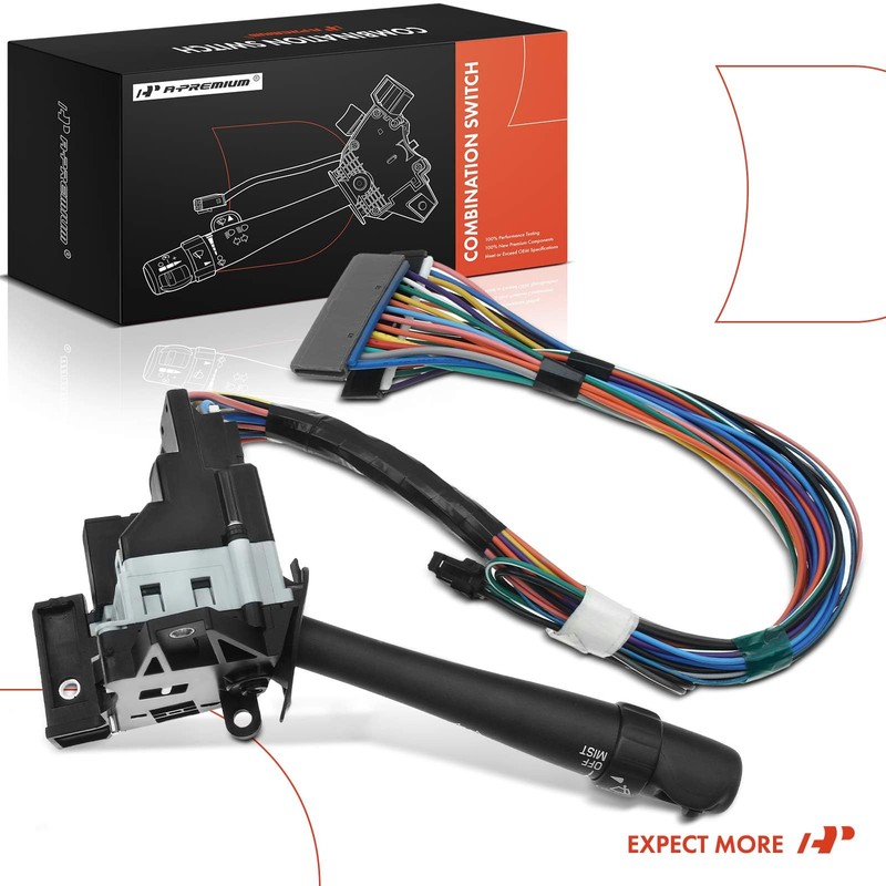 A-Premium Multifunction Switch Turn Signal Switch, Headlight Beam, Cruise Control,