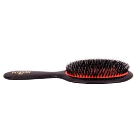 Plisson - Pneumatic Hair Brush for Men and Women Medium Traditional Brush Nylon Bristles Pure Boar Bristles Made in France