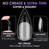 Melous Medium Stiletto Gel False Nail Tips, 120 PCS Pre