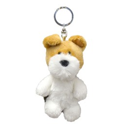 [NICI] Wire Fox Terrier Key Ring Keychain BB Girls Brown 10cm, Braun