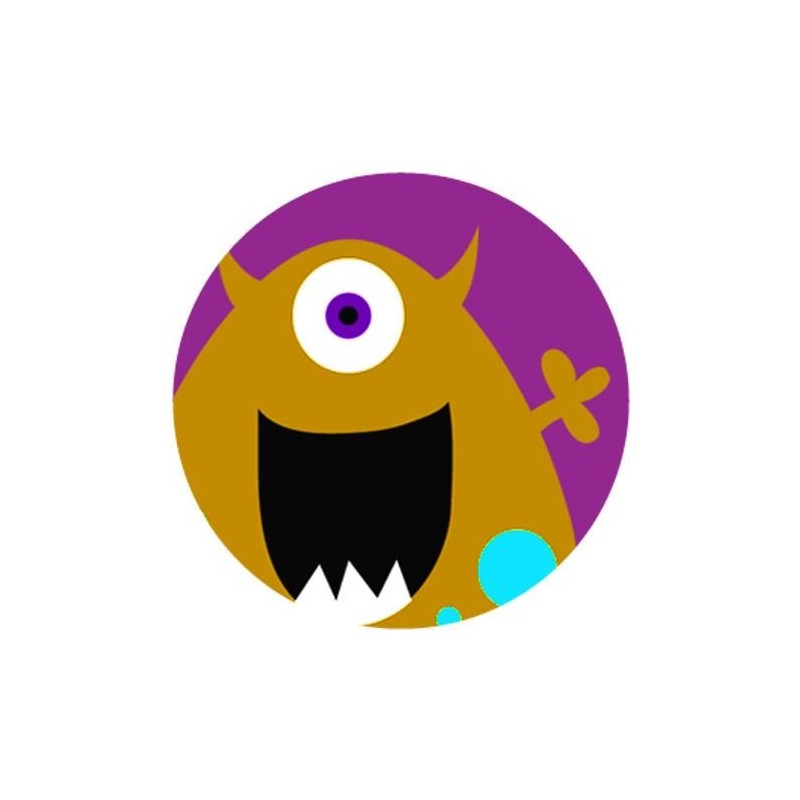 144 Monster Faces 30mm School Reward Stickers for Teacher, Parent