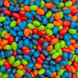 Sour Jelly Beans Candy | 2-Pound Pack | Assorted Zesty Fruit Flavors