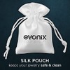 Evonix 20g Clear Nose Studs - Bioflex L-Shaped Nose Retainers