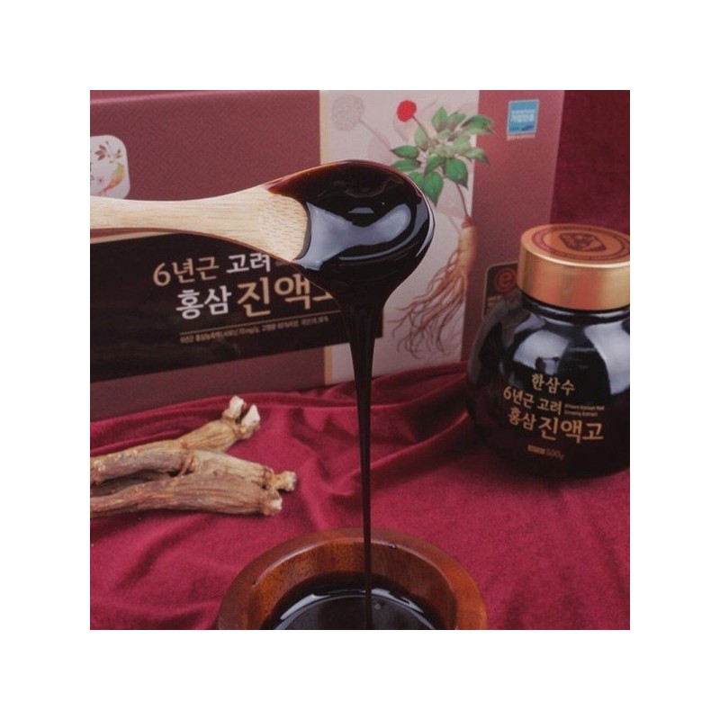 한삼수 6년근 고려홍삼 진액고 500g x 2병 (1박스) 부모님 명절
