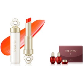 The Whoo Essential Lip Glow Balm 3.3g, 1 piece, 52 Peony Coral (+The Whoo free gift included) / 더후 에센셜 립 글로우밤 3.3g, 1개, 52 피오니 코랄 (+더후 사은품 증정)