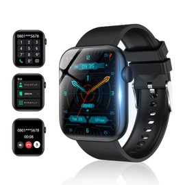 Seefox Smart Watch, 2024 Industry New, Bluetooth 5.2 Calling Function, 1.85 Inch Large Screen, Activity Tracker, Wristwatch, Pedometer, Free Dial Setting, GPS Function, 100 Different Exercise Modes,