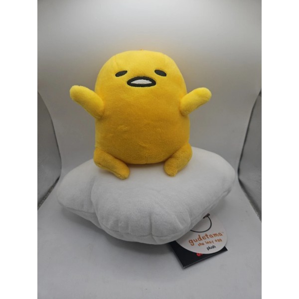 Sanrio Gudetama The Lazy Egg 8" Plush Toy Doll Sitting