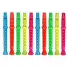 HENBRANDT Children's Plastic Recorder / Penny Whistle Assorted Colours (Pack