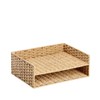 Zeller Present Mesh Desk Tray, Rectangular, Off-White, 100% Paper, DIN