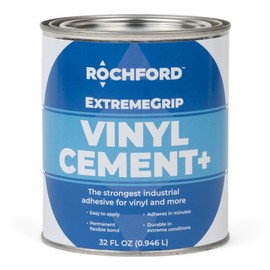 Rochford ExtremeGrip Vinyl Cement+ - Ultra Strong Waterproof Vinyl Cement for PVC, Vinyl & More (32oz)