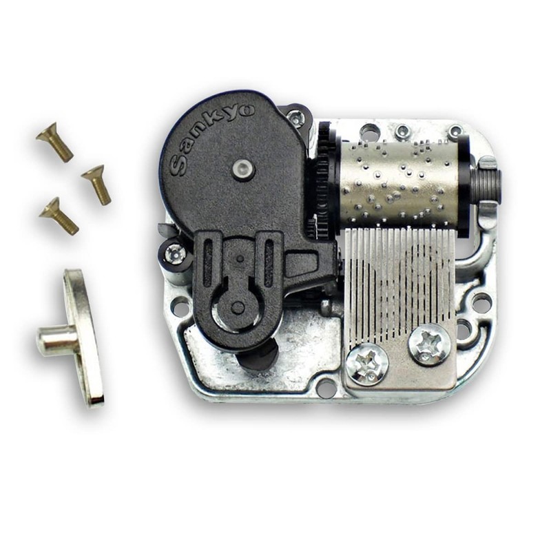 BinkeGG Music Box Spare Part Grey Wind Up Sankyo Musical
