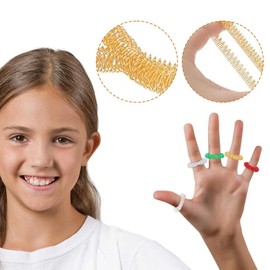 VONJUMA Pack of 20 Acupressure Ring Acupressure Rings Massage Rings for Fingers Acupressure Ring Massage Ring for Stress Reducer and Promote Blood Circulation Finger Massage