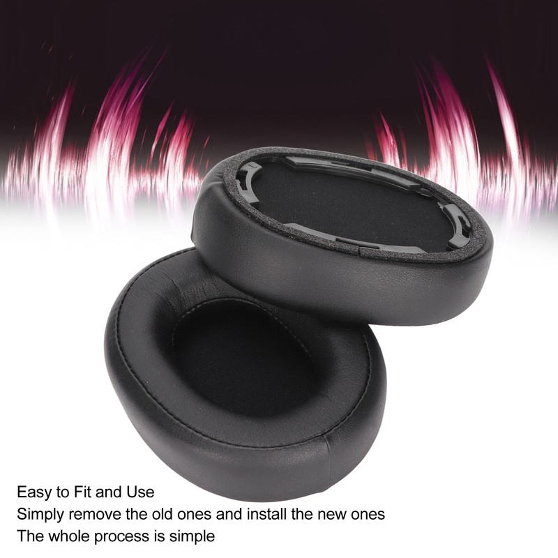 Headphone Ear Pads Noise Insulating Memory Foam Soft Protein Leather