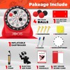 6.5ft Giant Inflatable Soccer Dart Board with Air Pump &