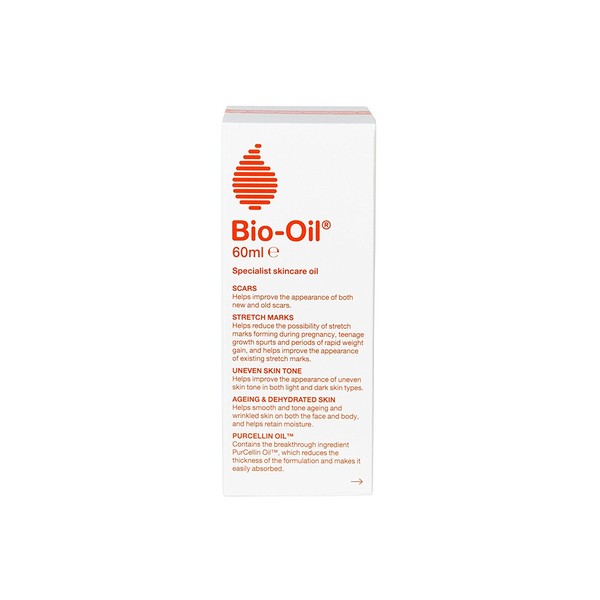 Bio-Oil Multi-Function Skin Care Oil Specialized in the Treatment of Scars, Stretch Marks and Skin Dychromia, Approved by ADOI, Italian Pack - 60 ml