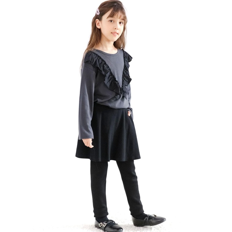 Bee bbb01336 10/4 Length Pants, Girls, Kids, Flare Skirt, With