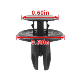 GoaMotors 30pcs Fender Liner Bumper Cover Splash Shield Push Type Retainer Clip Cowl Grille Clip fit for Mazda 2, for Mazda 3, for Mazda 6, CX-3, CX-30, CX-5, CX-9, MX-5 Miata BGV4-56-145