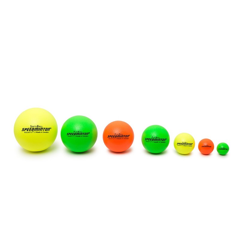 Speedminton Superball Foam Ball, Neon Yellow, 9 cm
