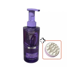 L'Oréal Paris 로레알파리 히알루론산 볼륨업 샴푸 440ml(+두피브러쉬) L'Oreal Paris Hyaluronic Acid Volume-Up Shampoo 440ml (+Scalp Brush) [Shampoo 440ml + Scalp Brush]
