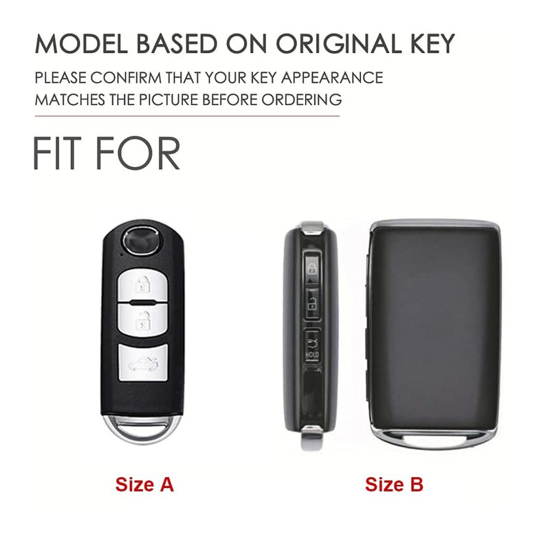 ontto TPU Car Key fob case Cover Fit for Mazda