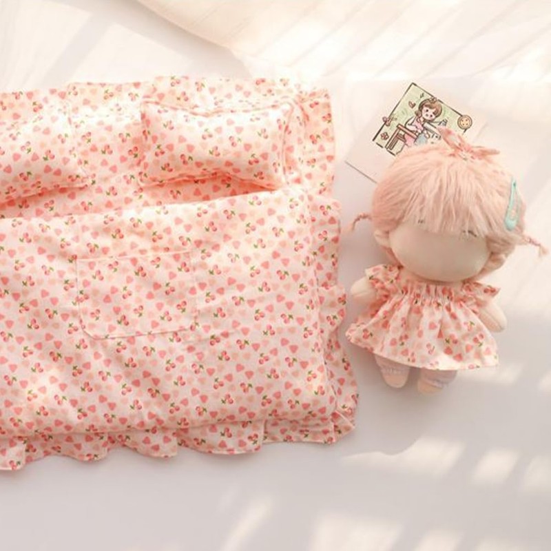 YUYAKESHI Cotton Doll Bed Cute Accessories for 5.9 inches (15