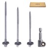 SKIR'CO (Pack of 20) Self Tapping 6.4 x 210mm Grey