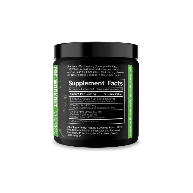 Pre Entreno Jnx Sports The Curse 50 Servicios Sabor Manzana