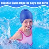 CACASO 2 Pack Kids Extra Large Swim Cap for Long