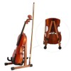Neboic Ukulele Stand, Wood Violin Stand with bow holder, Wooden