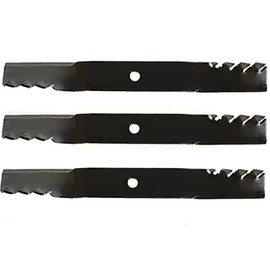 B1PD5068 (Set of 3) 21.625 inches Long Mulching Blades Fits John Deere Fits JD Mowers
