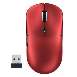 Wireless Gaming Mouse  26000 DPI with RGB Backlit 70 Hours Life 2.4GHz & Wired 6 Buttons Fit for PC/Mac - Black:_red