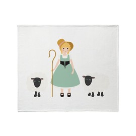 CafePress Little Bo Peep Throw Blanket Super Soft Fleece Plush Throw Blanket, 60"x50"