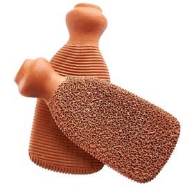YNR Natural Clay Foot Scrubber, 2-in-1 Feet Scrubber for Hard Skin, 1 Pack