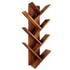 FreshDecor Tree Bookshelf, 7-Tier Wall Mounted Bookshelf Tree – Natural