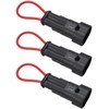 (3-Pack) Seat Safety Switch Bypass Plug Compatible with Kioti &