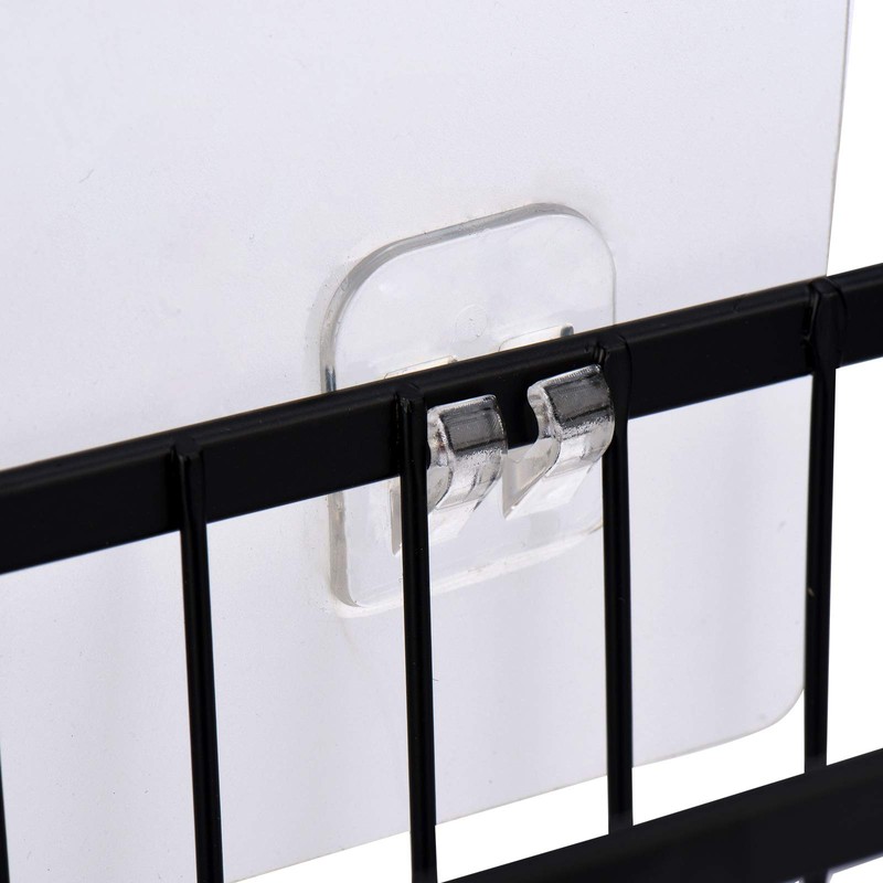 Toplife Wall Door Adhesive Kitchen Wrap Organizer Rack, No Drilling,