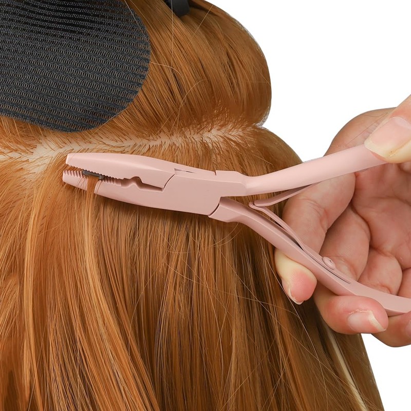 GlamorDove Micro Links Hair Extension Tool Kit Hair Extension Pliers