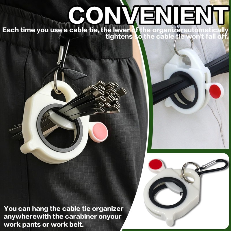 BCJCLTS Heavy Duty 304 Stainless Steel Cable Tie Gun Kit