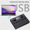 Sound Mixer Board Digital Display BT2.1 External Live Sound Card