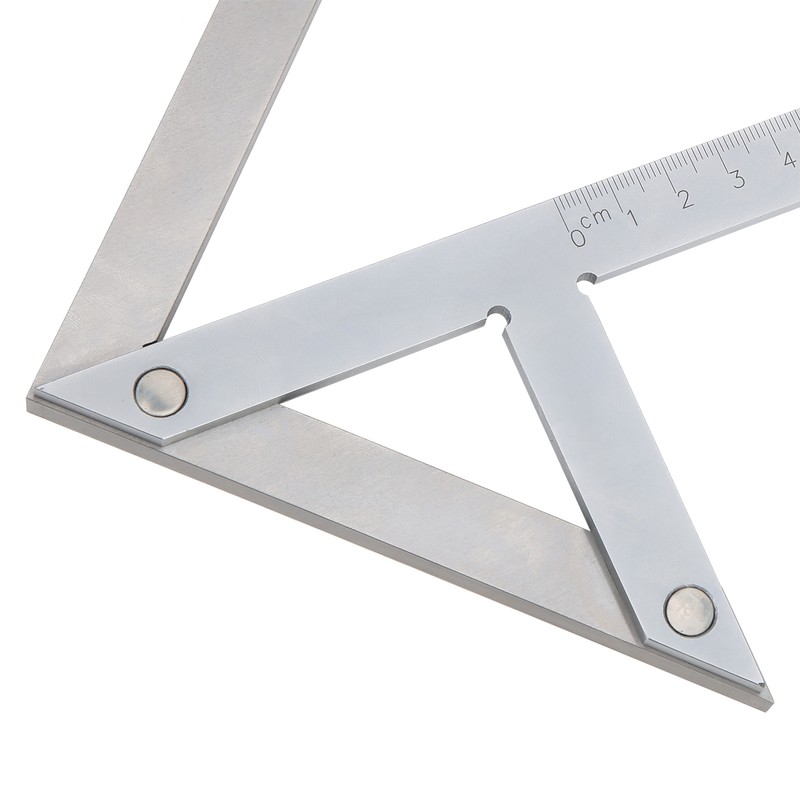 High Accuracy Center Angle Gauge Protractor Stainless Steel 45/90 Degree