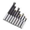 9Pcs Boring Bar Set 12mm F1 Type High Speed Steel