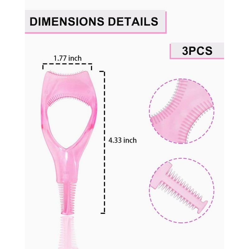MYGLOAR 3 Pack Mascara Protection Applicator for Upper and Lower