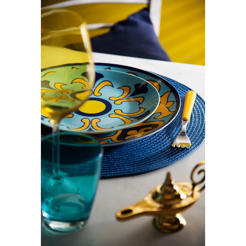 Excelsa Fashion Service 24-Piece Stainless Steel Yellow